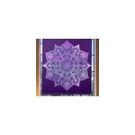Store zen forme de mandala violet. .