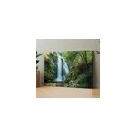 Tableau arbre cascade en for�t