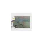 Tableau art impression, soleil levant de claude monet