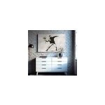 Tableau art jeter des fleurs