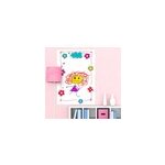 Tableau blanc adhésif cadre fleuri Tableau blanc adhésif cadre fleuri