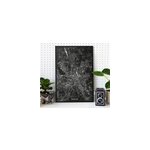 Tableau d�coratif carte topographique toulouse