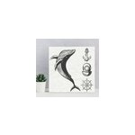 Tableau d�coratif r�stico para ba�o marino