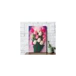Tableau fleurs tulipes colores