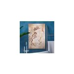 Tableau illustration d'une femme nue de dos