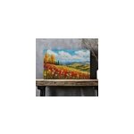 Tableau paysage champ color�