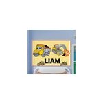 Tableau personnalis� texte nom avec camions