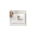 Tableau pile de pierres zen