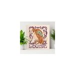 Tableau texte design art nouveau personnalisable