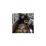 Tapis salon aquarelle pourpre de lotus