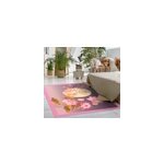 Tapis salon scne de nuit de lotus