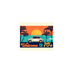 Tapis de souris avec citation bienvenue dans les ann�es 70