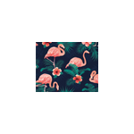 Tapis de souris flamants roses