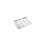 Tapis de souris nom calendrier 2025 avec logo