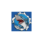 Tapis de souris original gros requin