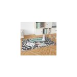 Tapis vinyle pour enfant vache personnalisable
