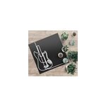 Tapis vinyle moderne design minimaliste de guitare �lectrique