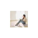 Tapis vinyle motif peau de vache rose