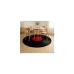 Tapis vinyle salle à manger grand disque vinyle Tapis vinyle salle à manger grand disque vinyle