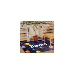 Tapis vinyle univers et plan�tes personnalis�