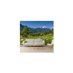Tapisserie montagne chalet alpin en �t�