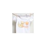 Tee shirt bebe lion mignon pour garon avec nom