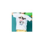 Tee shirt bebe vache mignonne pour gar�on avec nom