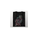 Tee shirt joueur de saxophone jazz abstrait