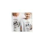 Tee shirt pere et fils joueur 1 et joueur 2