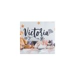 Sticker chambre enfant tête de lit fleurie personnalisable Sticker chambre enfant tête de lit fleurie personnalisable