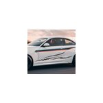 Autocollant voiture tuning avec effet traces de rayures