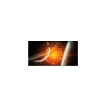 Xxl tapis de souris design explosion de plan�tes