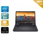 Dell latitude e5470 14 i5 gen 6 - 8go ram 240go ssd sans os Dell latitude e5470 14 i5 gen 6 - 8go ram 240go ssd sans os