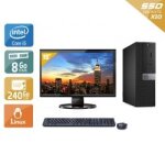 Dell optiplex 3040 sff i5 gen 6 + cran - 19  8go ram 240go ssd linux