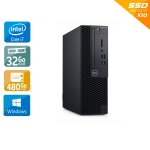 Dell optiplex 3060 desktop i7 gen 8 - 32go ram 480go ssd windows 10 - etat du produit : bon tat