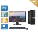 Dell optiplex 5040 sff i5 + cran - 19  16go ram 240go ssd windows 10