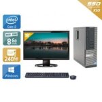 Dell optiplex 7010 sff i3 + �cran - 19  8go ram 240go ssd windows 10