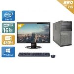 Dell optiplex 7010 tower i5 + �cran - 19  16go ram 480go ssd windows 10