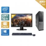 Dell optiplex 790 desktop i7 + �cran - 19  16go ram 240go ssd windows 10