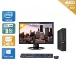 Dell optiplex 9020m usdt i3 + �cran - 19  8go ram 240go ssd windows 10
