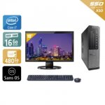 Dell optiplex 990 desktop i7 + cran - 19  16go ram 480go ssd sans os