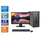 Hp compaq 280 g1 tower pentium g dual core + cran - 19  8go ram 500go hdd linux