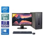 Hp compaq 280 g1 tower pentium g dual core + cran - 19  8go ram 500go hdd windows 10