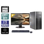 Hp compaq dc5850 tower amd athlon dual core + cran - 19  8go ram 500go hdd sans os