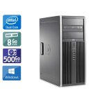 Hp compaq elite 8000 tower dual core - 8go ram 500go hdd windows 10 bon �tatoccasion certifi�e reconditionn�e ...