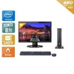 Hp compaq elite 8200 usdt pentium g dual core + cran - 19  8go ram 240go ssd linux