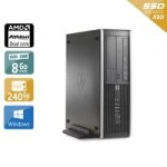 Hp compaq pro 6005 sff amd athlon dual core - 8go ram 240go ssd windows 10