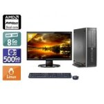 Hp compaq pro 6005 sff amd athlon dual core + cran - 19  8go ram 500go hdd linux