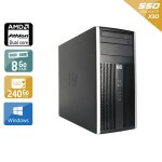 Hp compaq pro 6005 tower amd athlon dual core - 8go ram 240go ssd windows 10 bon �tatoccasion certifi�e ...