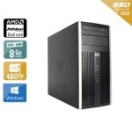 Hp compaq pro 6005 tower amd athlon dual core - 8go ram 480go ssd windows 10